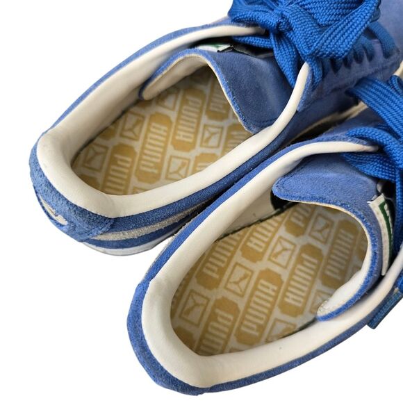 Puma Women's 6.5 Suede Classic Olympian Blue White Lace Up Sneakers 362213-64 - Picture 7 of 15